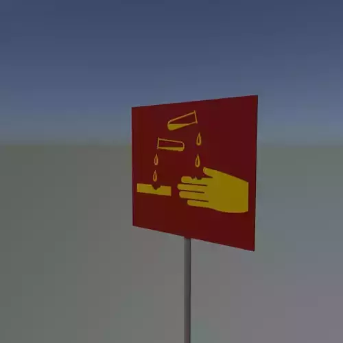 sign corrosive