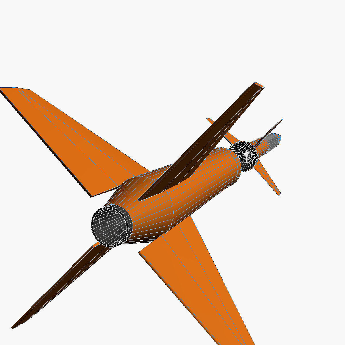 Gamma Centauro Rocket Low-poly 3D model_10