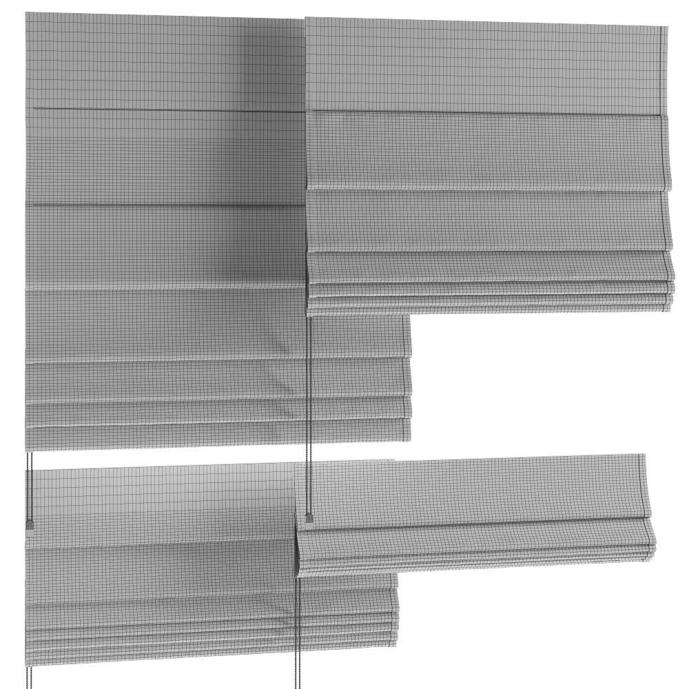 Roman shades 38 3D model_7