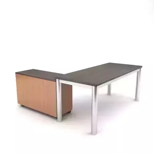 Modern Corner Desk 3D model