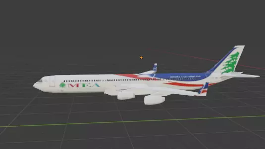 a340 cedar jets concept livery Free 3D model