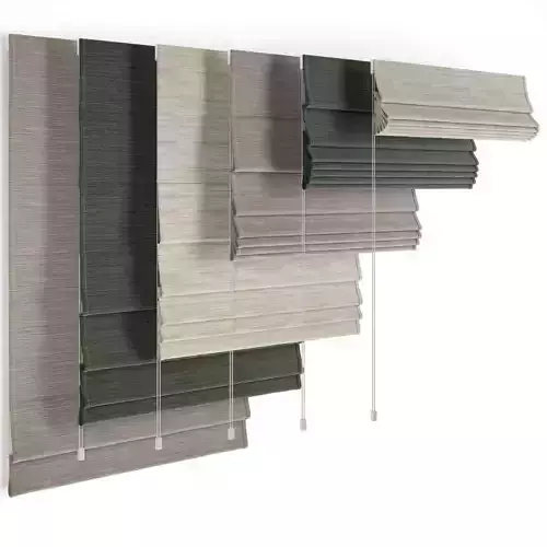 Roman shades 36 3D model