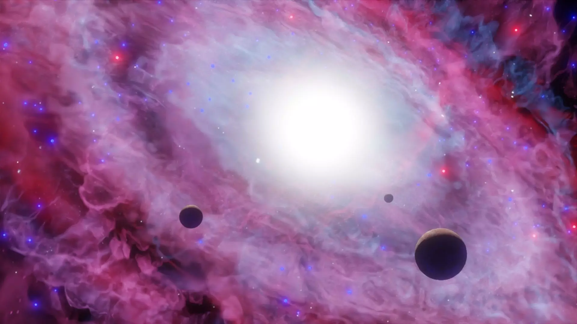 Beautiful Volumetric Galaxy For CYCLES and EEVEE -realtime- 3D model_0