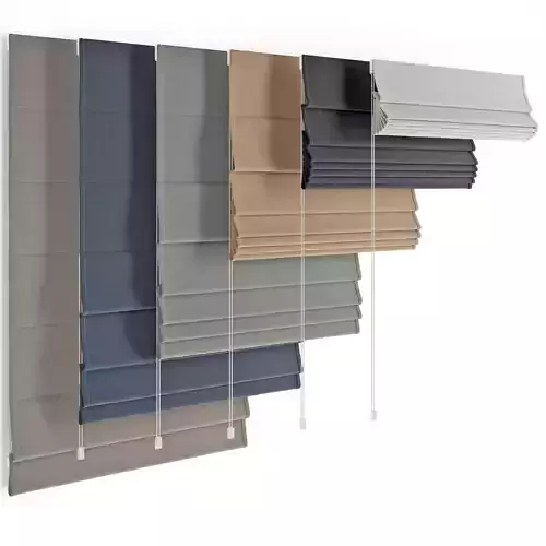 Roman shades 35 3D model