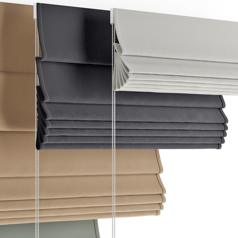 Roman shades 35 3D model_9