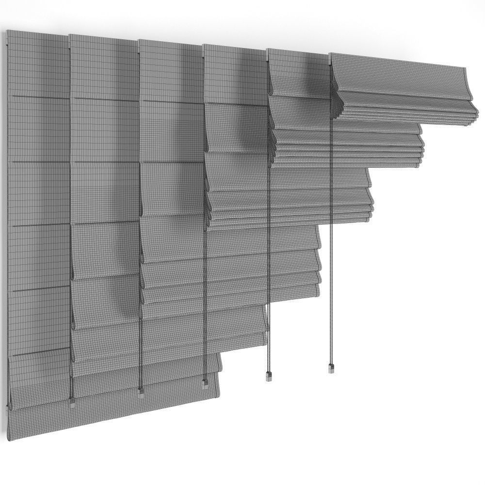 Roman shades 35 3D model_4