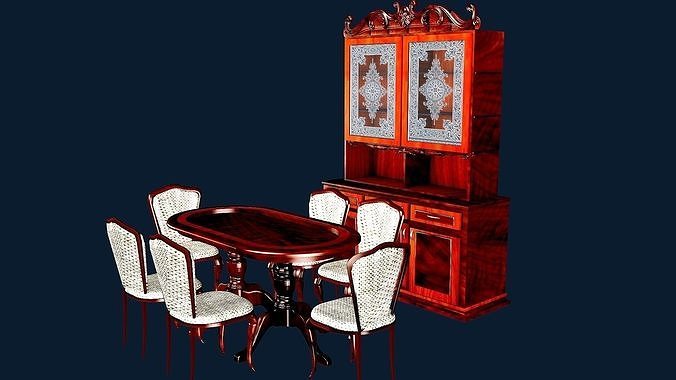 DININGROOM SET chair 3D model