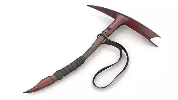 Ice Axe Low-poly 3D model