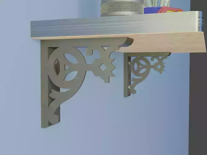 Shelf Bracket 13 3D print model