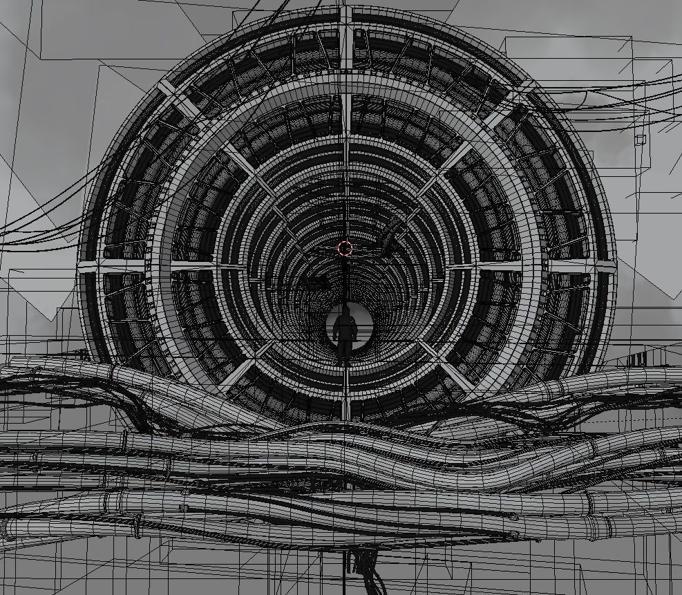 Portal Core Low-poly 3D model_1