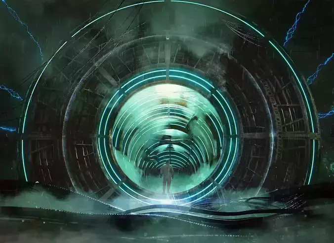 Portal Core Low-poly 3D model