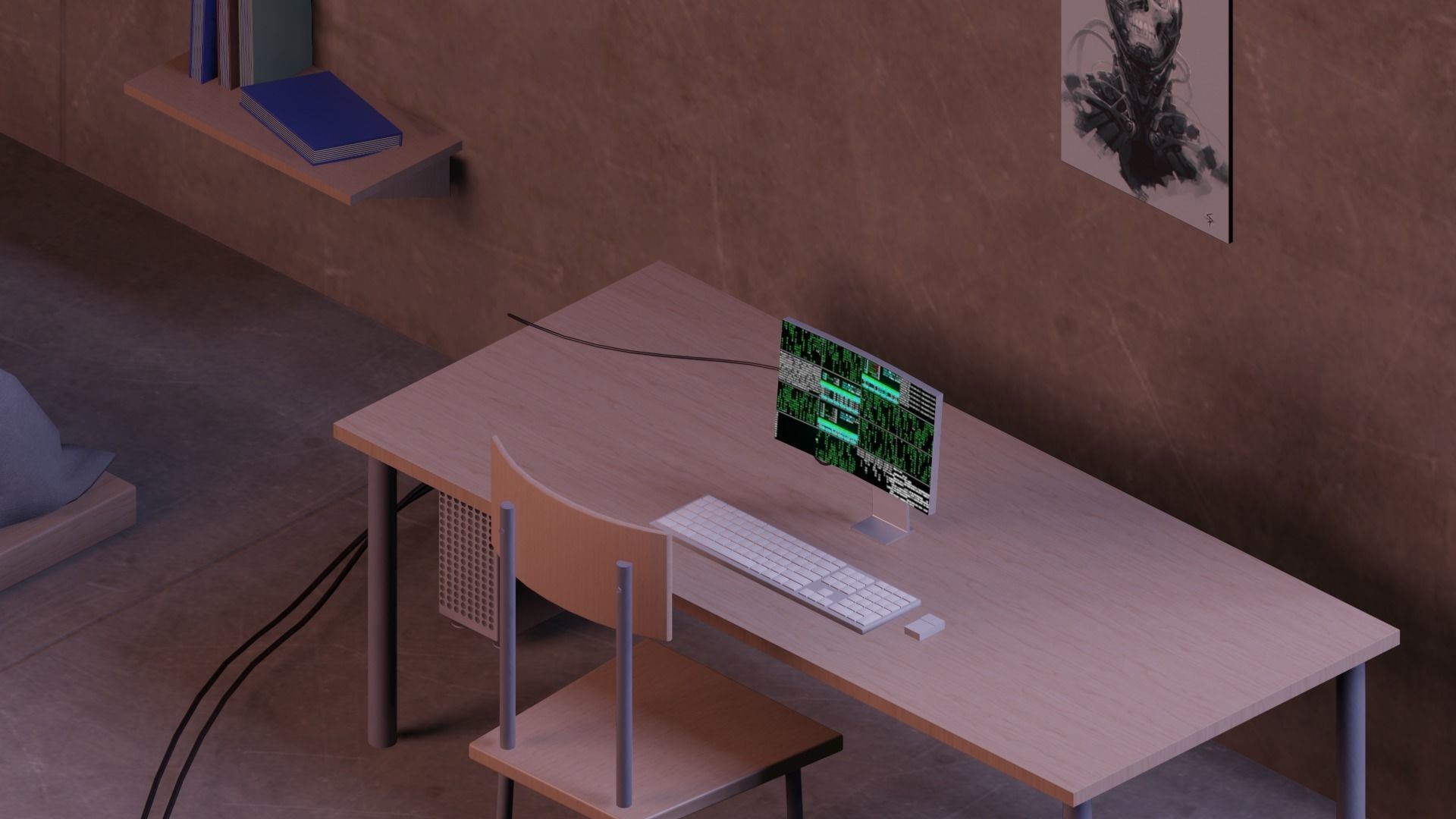 The Neighbor Indoors Interior 3D model_4