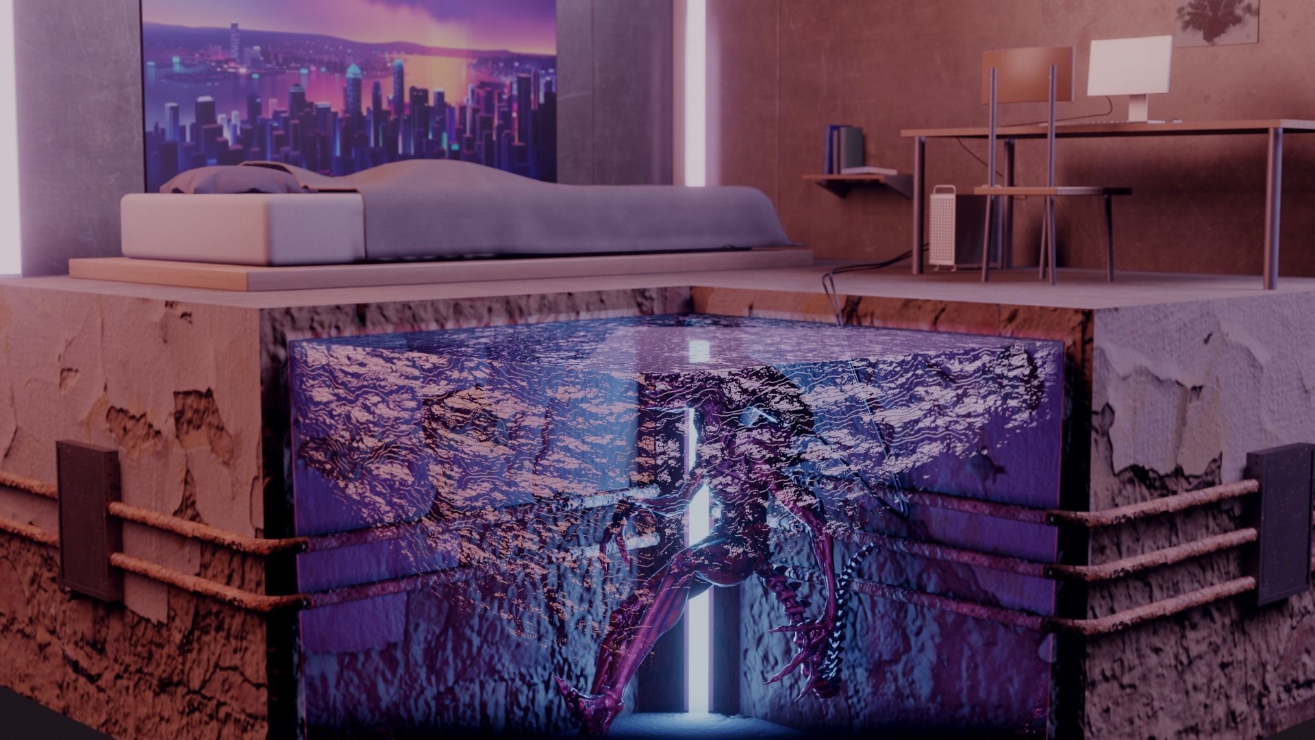 The Neighbor Indoors Interior 3D model_2