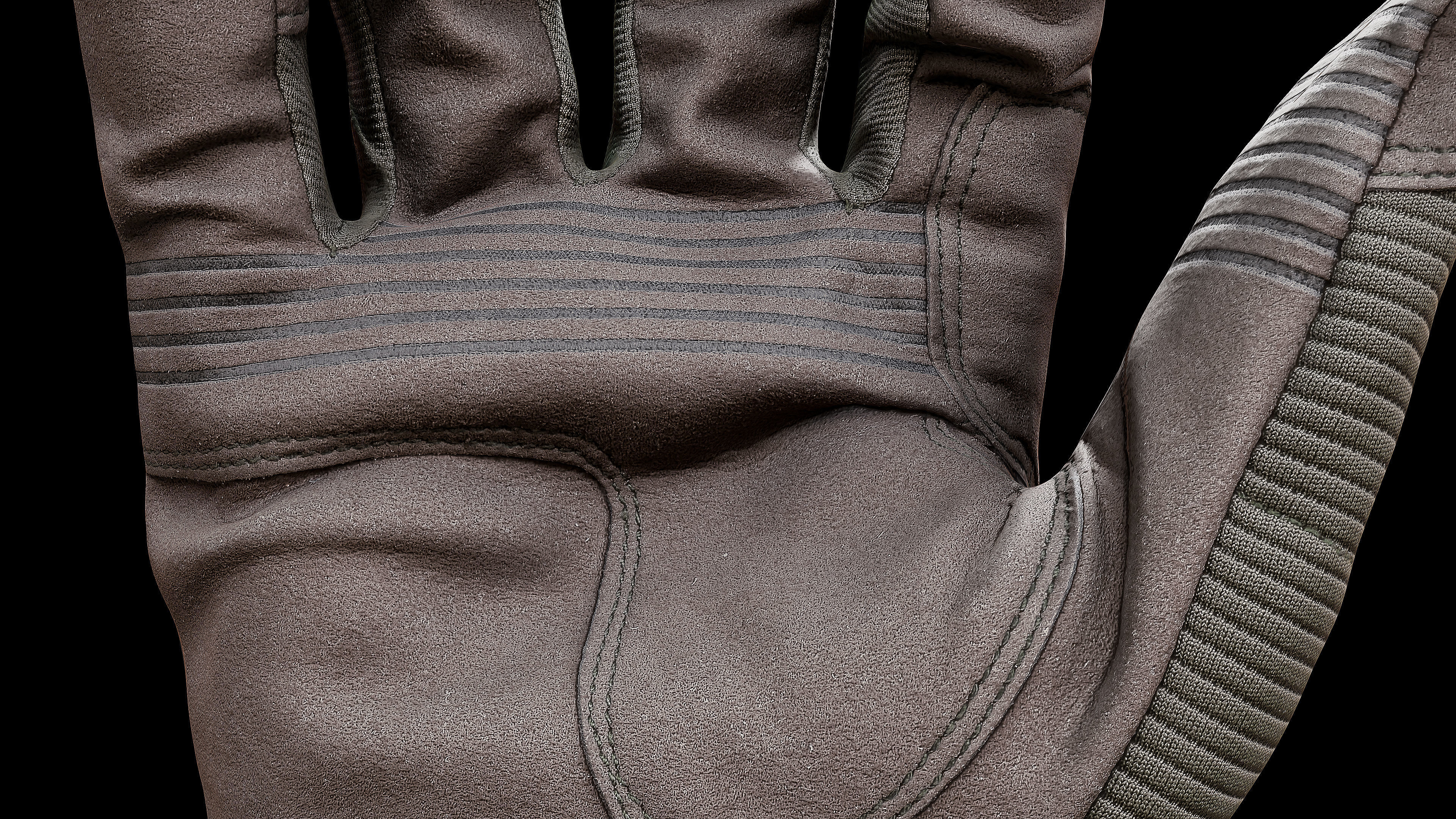 Tactical Gloves 031 Low-poly 3D model_11