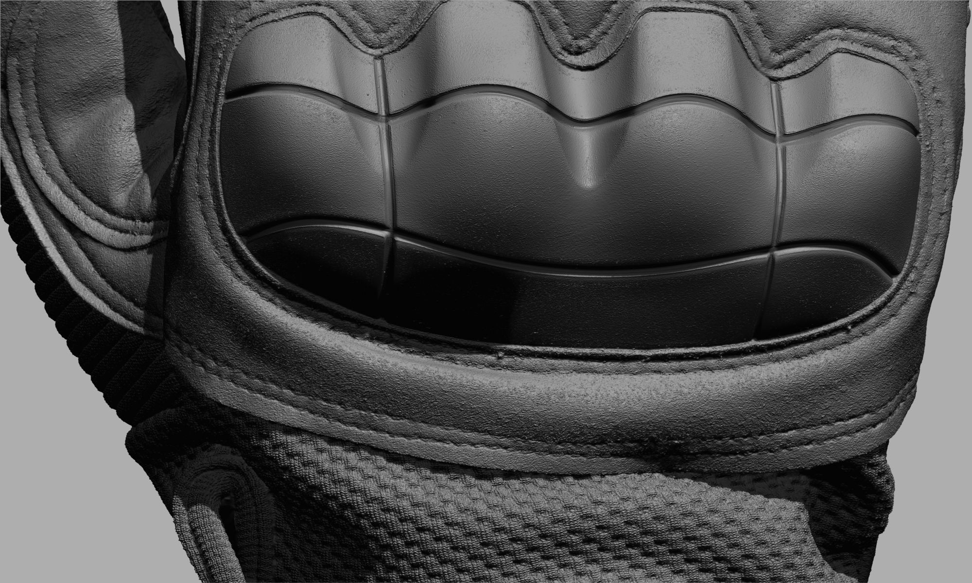 Tactical Gloves 031 Low-poly 3D model_19