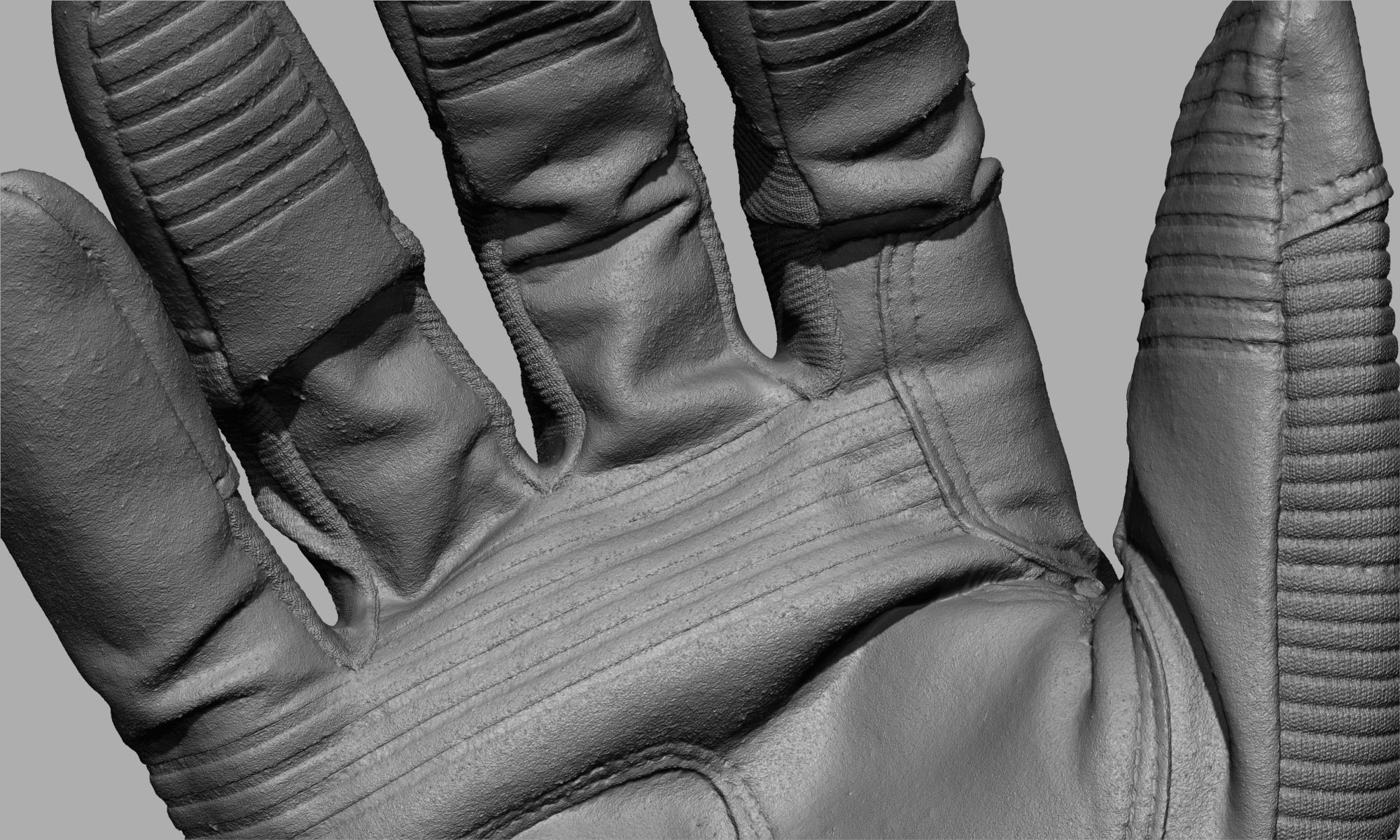Tactical Gloves 031 Low-poly 3D model_13