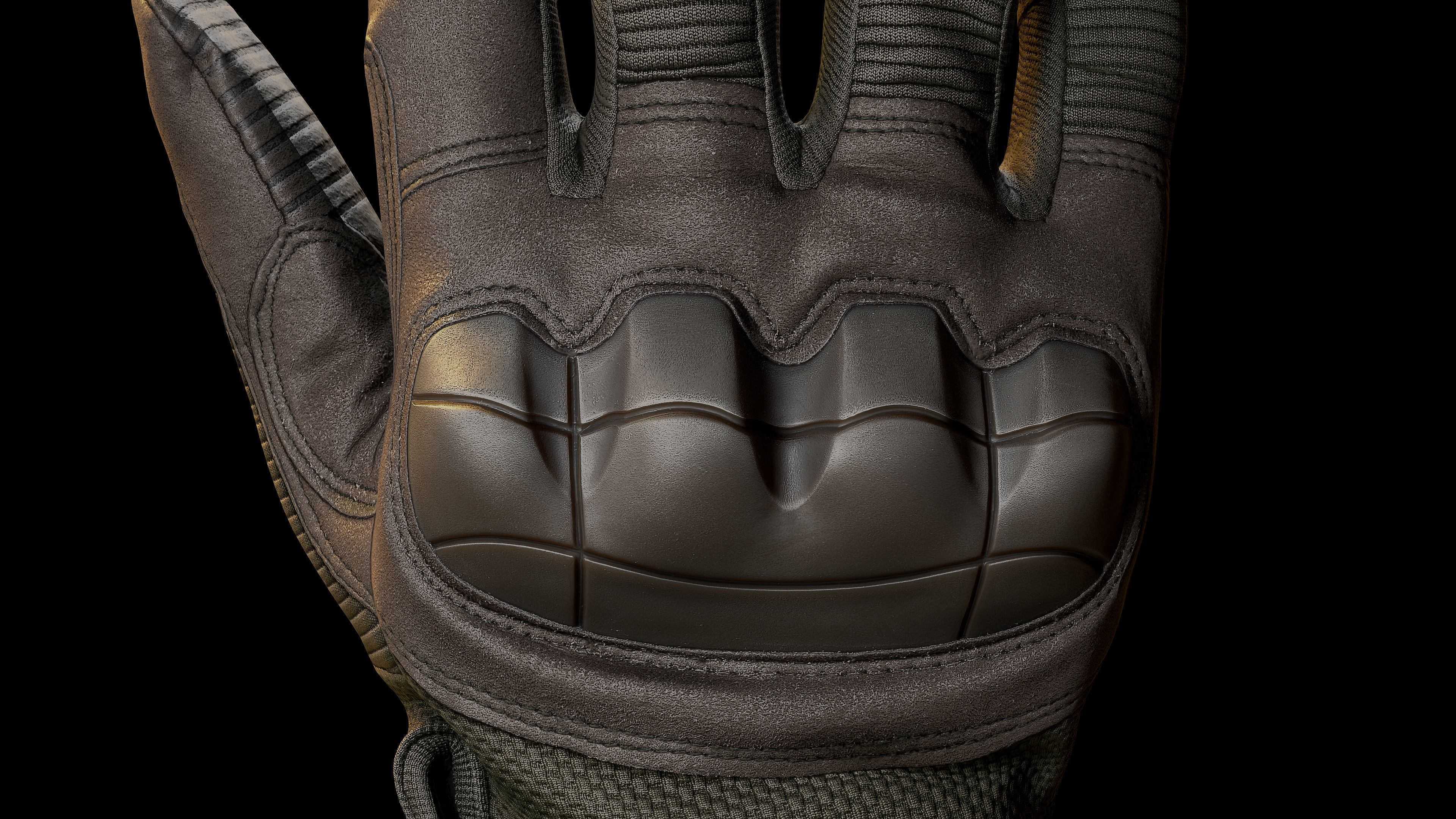 Tactical Gloves 031 Low-poly 3D model_10
