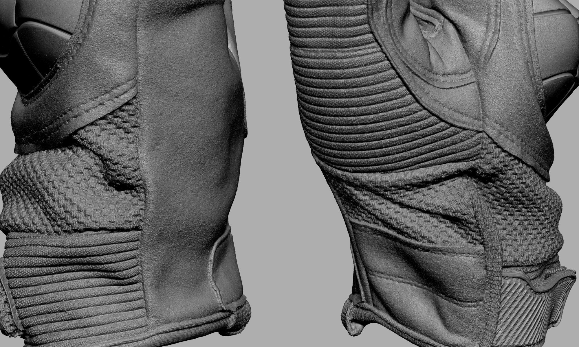 Tactical Gloves 031 Low-poly 3D model_21