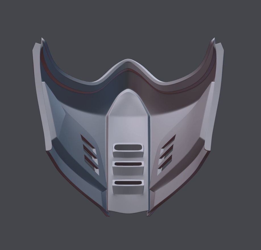 Sub Zero mask Mortal Kombat 11 MK 3D print model 3D print model_8