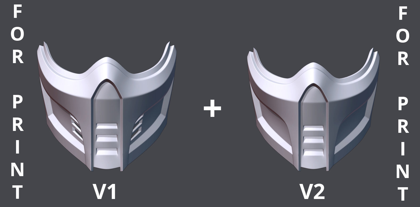 Sub Zero mask Mortal Kombat 11 MK 3D print model 3D print model_2