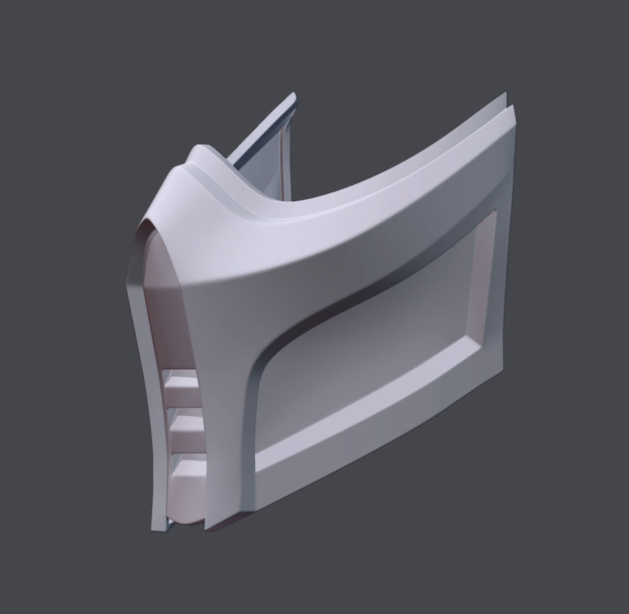 Sub Zero mask Mortal Kombat 11 MK 3D print model 3D print model_5