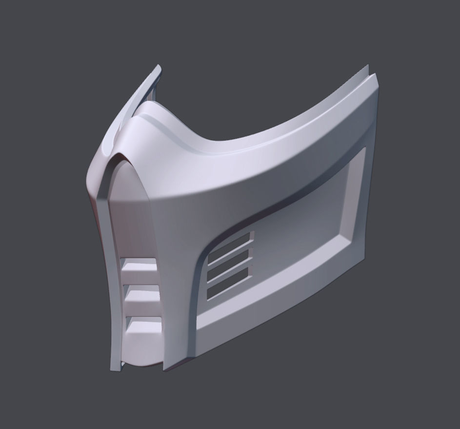 Sub Zero mask Mortal Kombat 11 MK 3D print model 3D print model_4