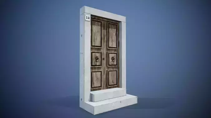 Old Door - Tutorial Included 