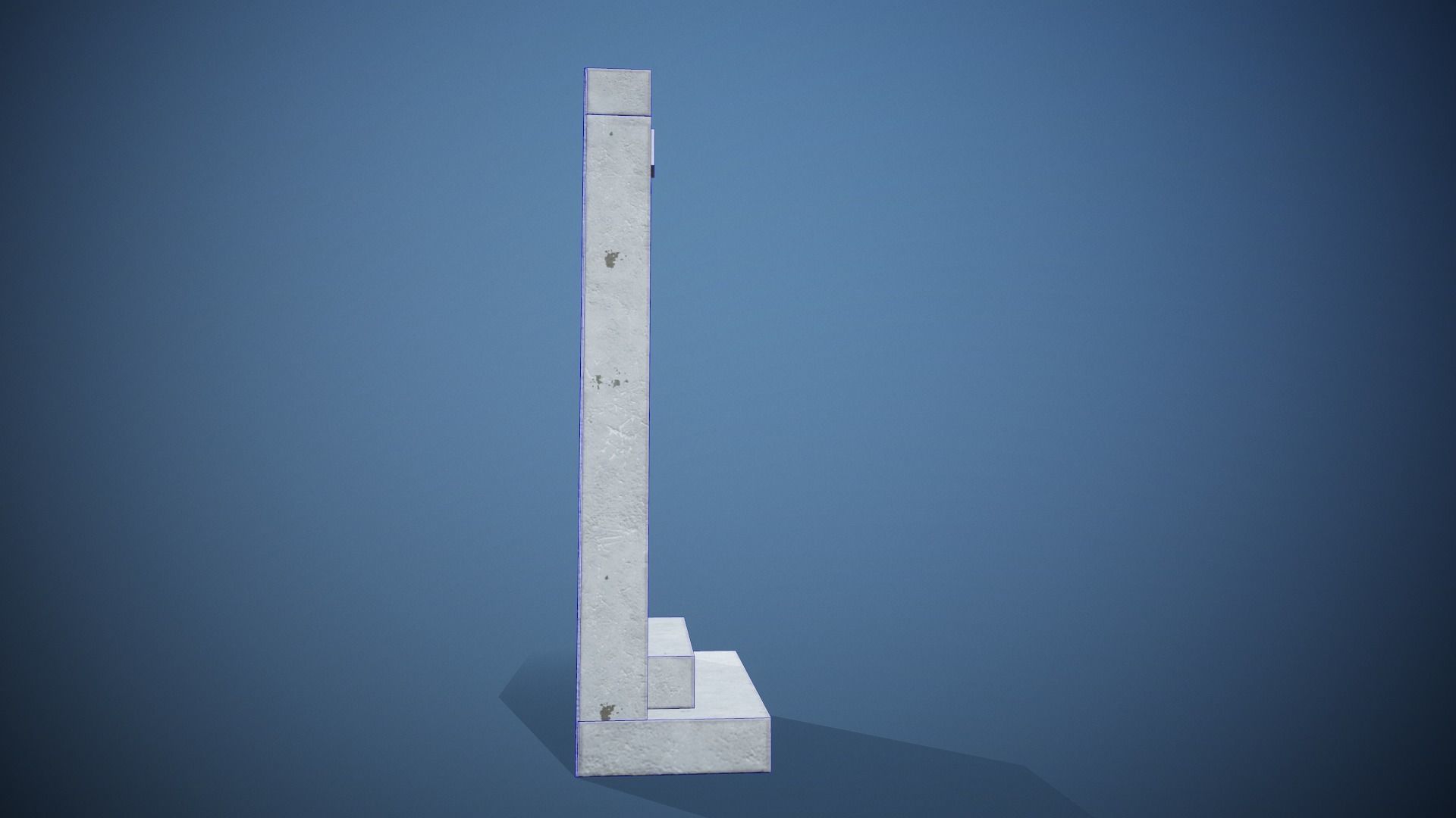 Old Door - Tutorial Included  Low-poly 3D model_5