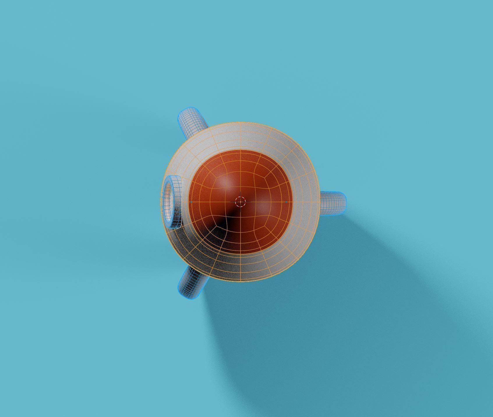 Cartoon Space Rocket - Toon Spaceship Free 3D model_3