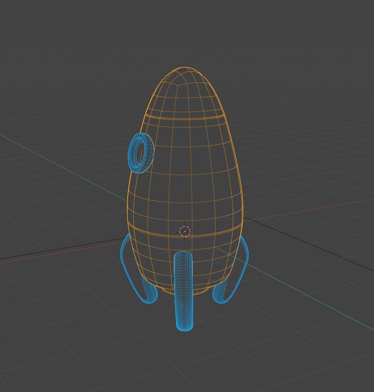 Cartoon Space Rocket - Toon Spaceship Free 3D model_7