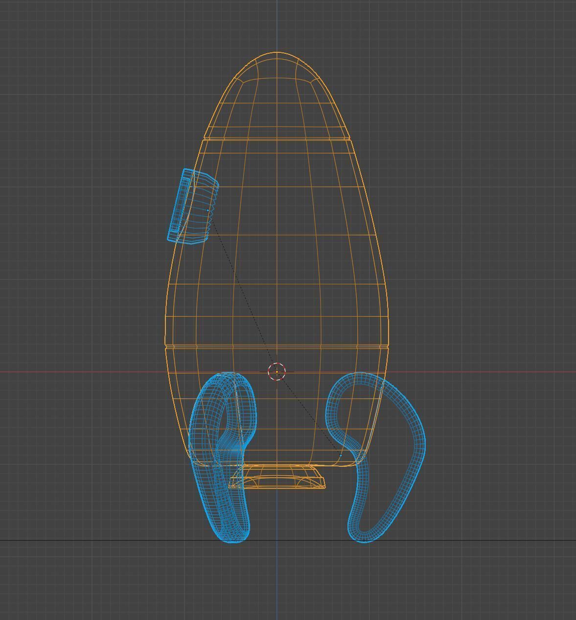 Cartoon Space Rocket - Toon Spaceship Free 3D model_5