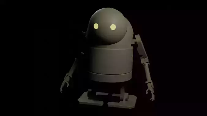 Small Machine lifeform from NieR Automata for 3D Printing Free 3D print model