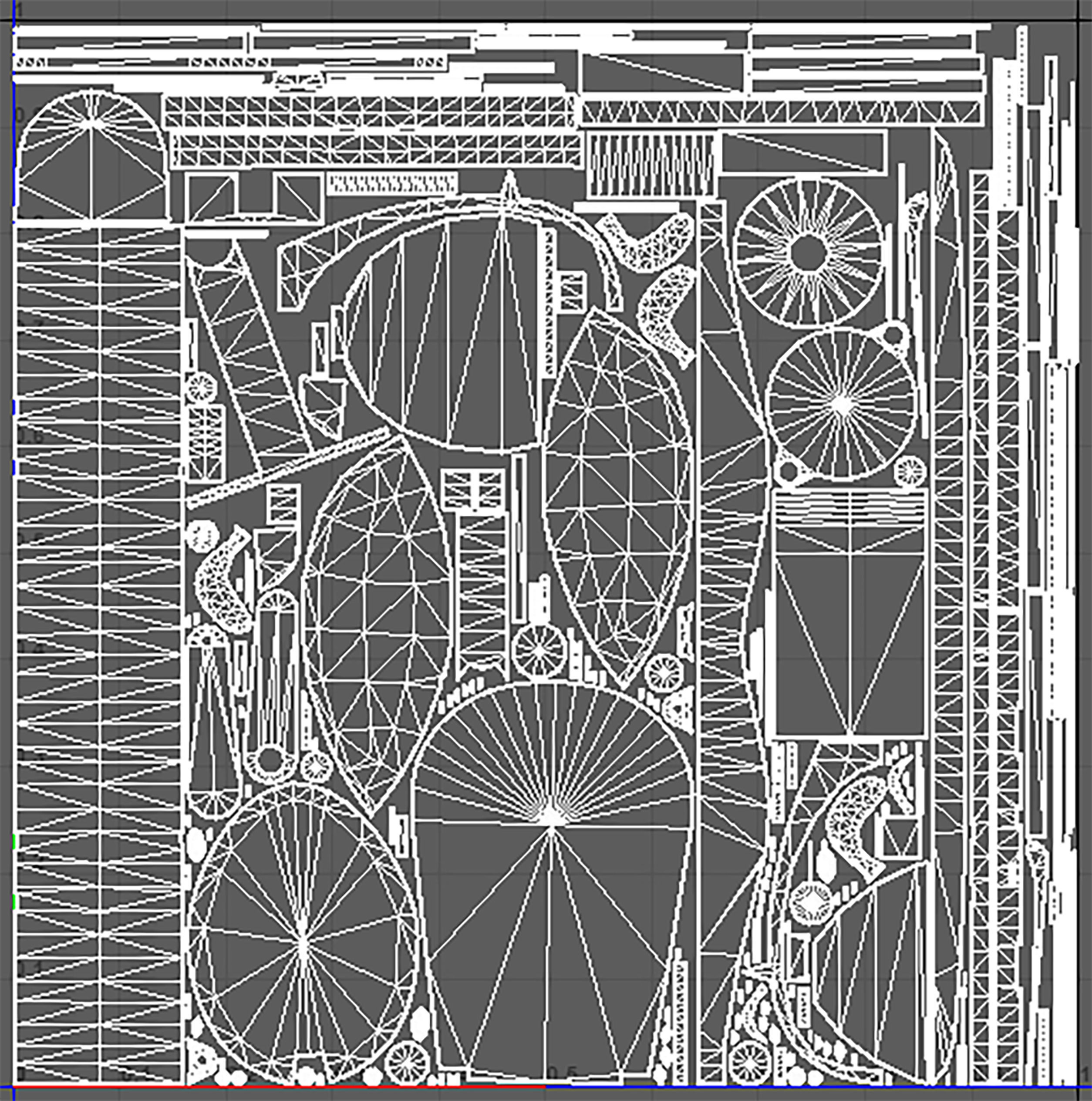 Pencil sharpener Low-poly 3D model_13