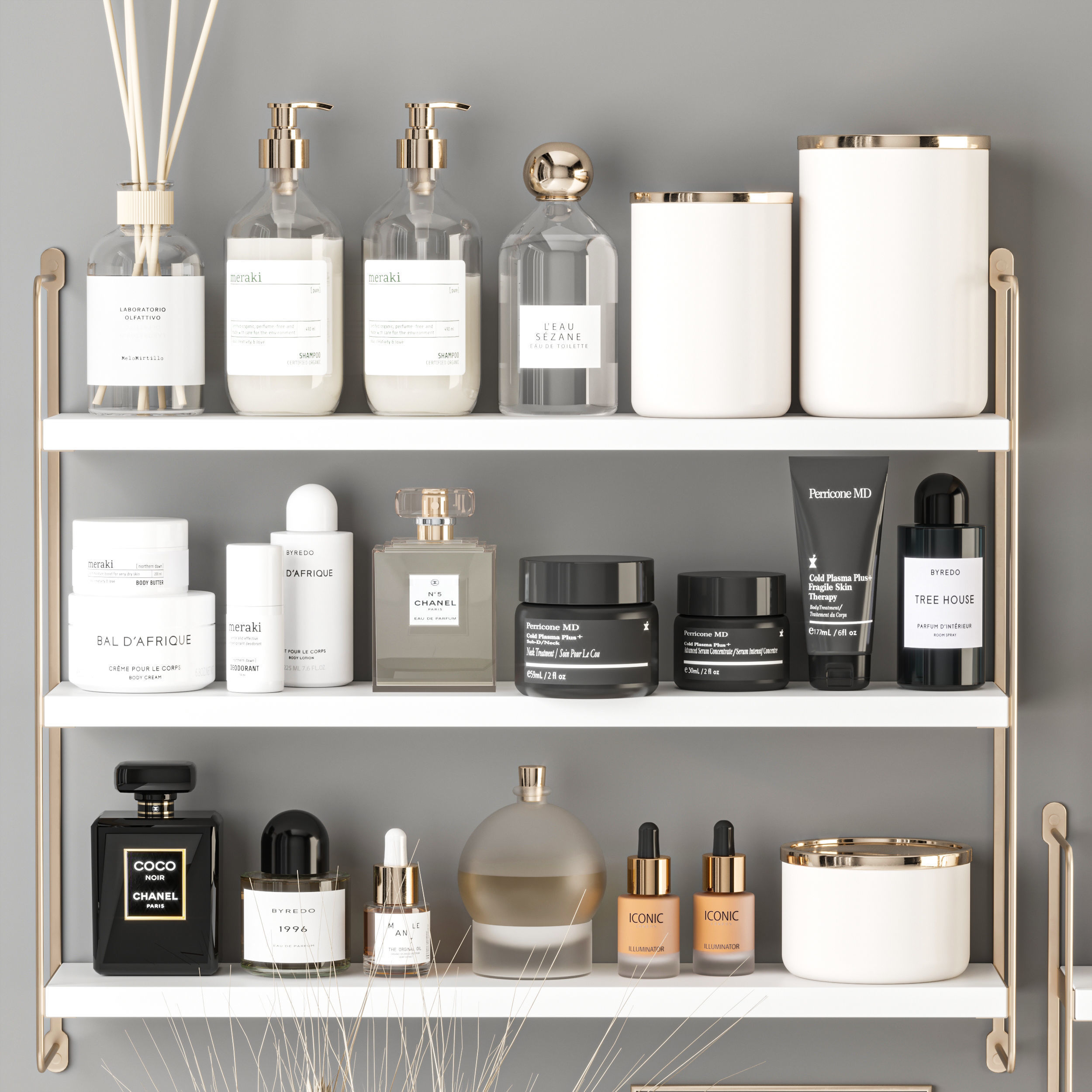 Bathroom accessories 3D model_3