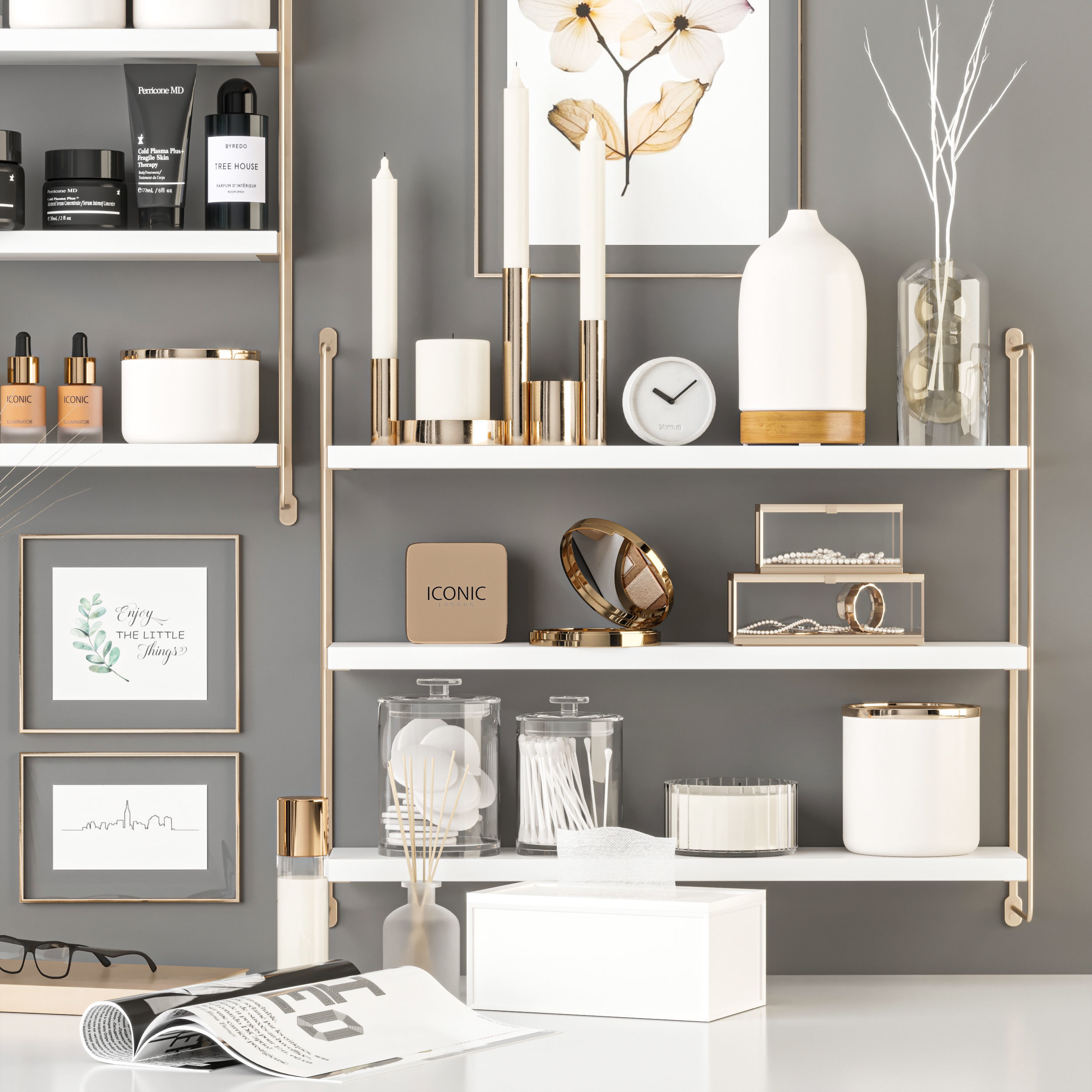 Bathroom accessories 3D model_2