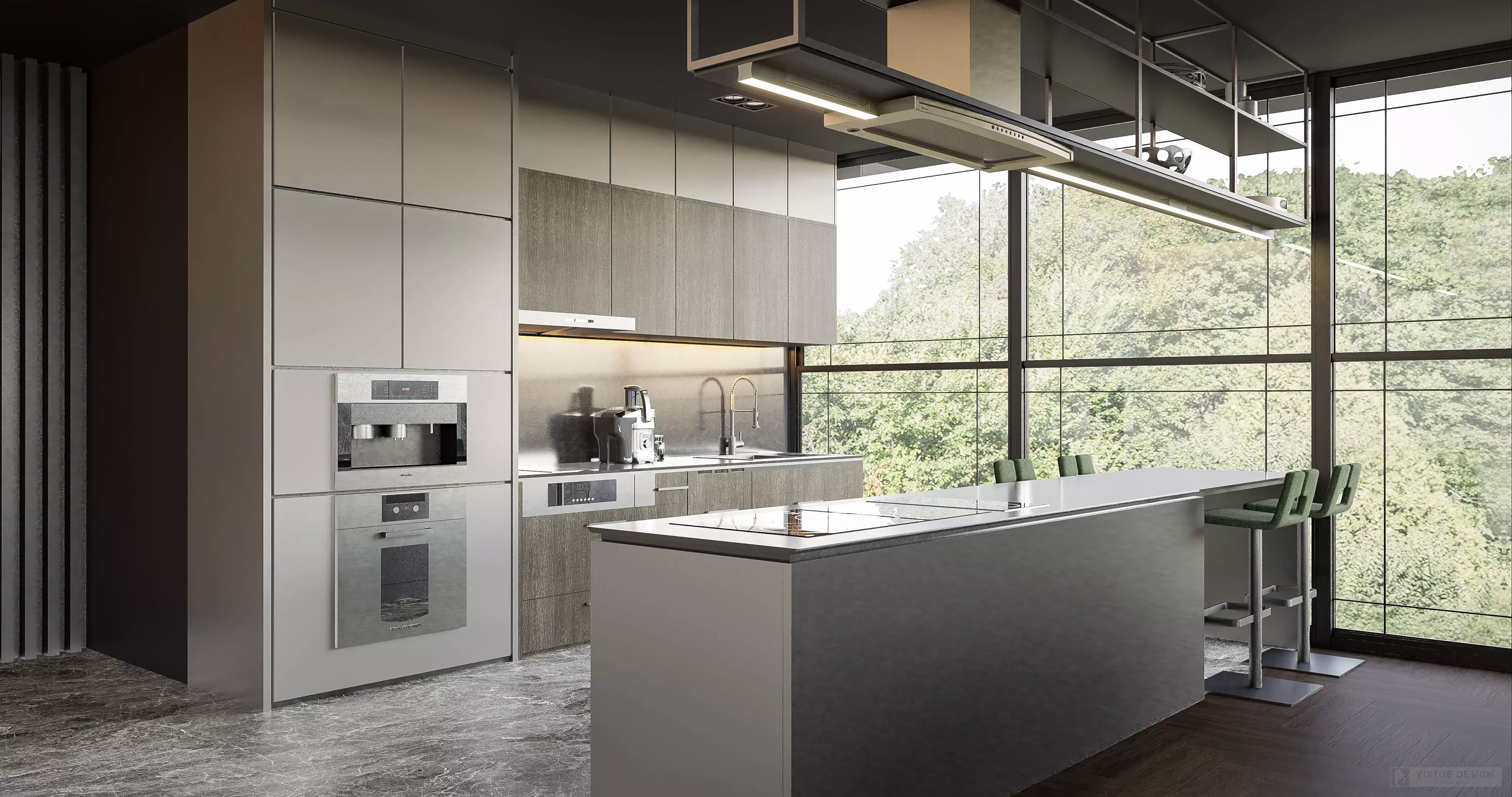 Modern living - D2 3D model
