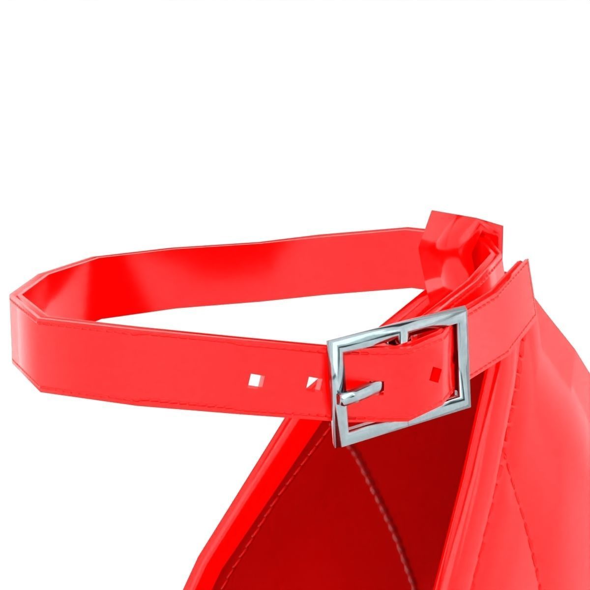 Shoes High Heels 4k Low Poly Low-poly 3D model_8