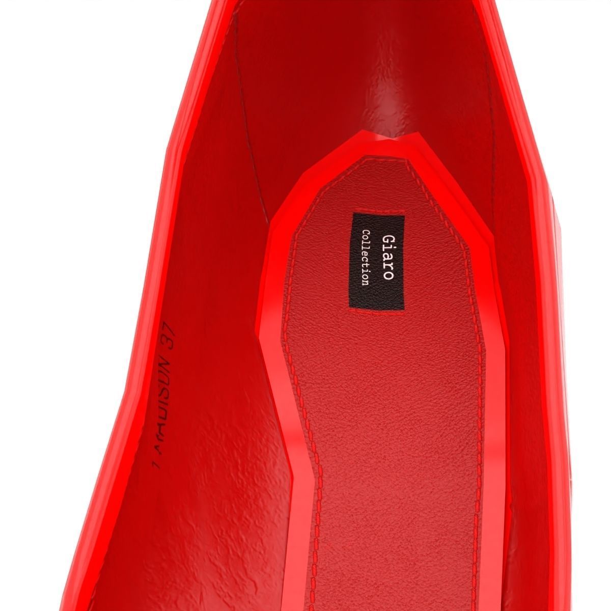 Shoes High Heels 4k Low Poly Low-poly 3D model_10