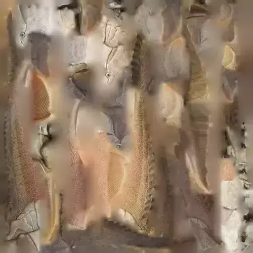 plesiosaurus group of fish and shells Free 3D model