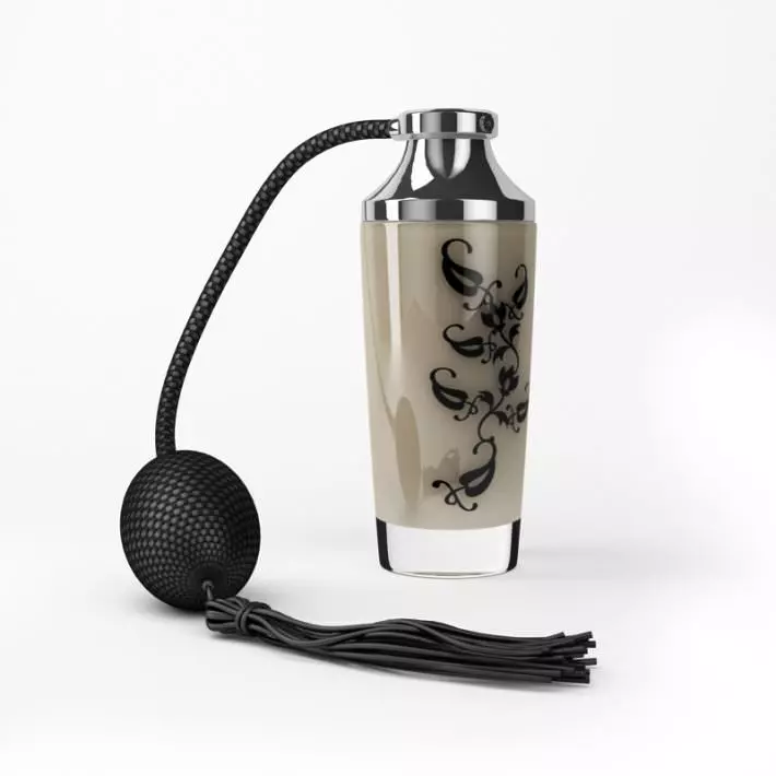 Decorated Perfume Bottle 3D model_0