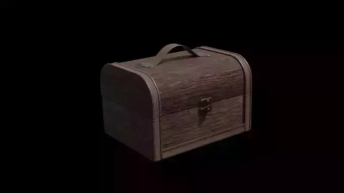 Small empty Wooden Chest