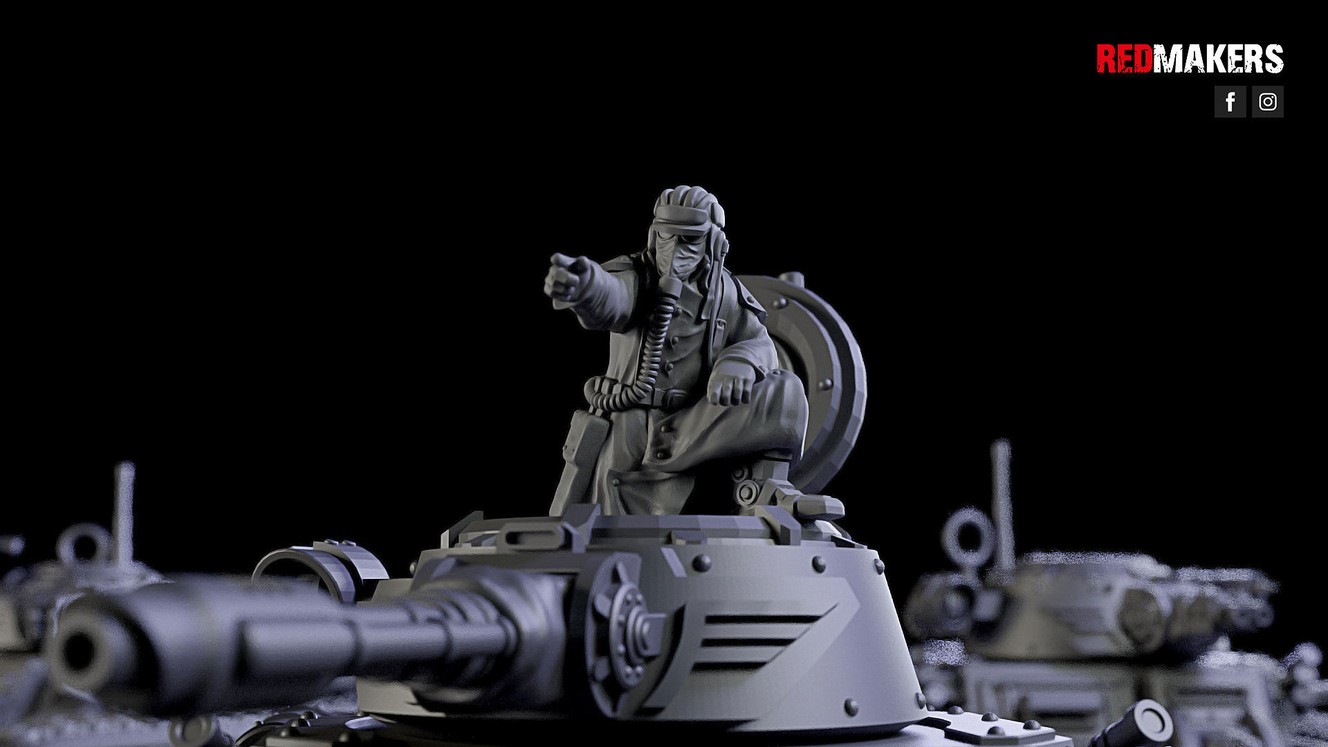 Infantry Fighting Vehicle - Imperial Force 3D print model_8