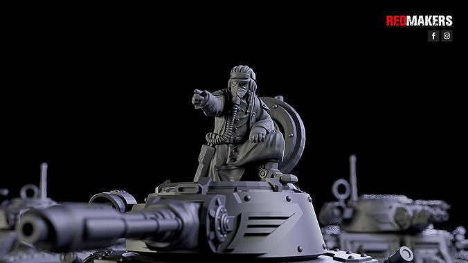 Infantry Fighting Vehicle - Imperial Force 3D print model 7