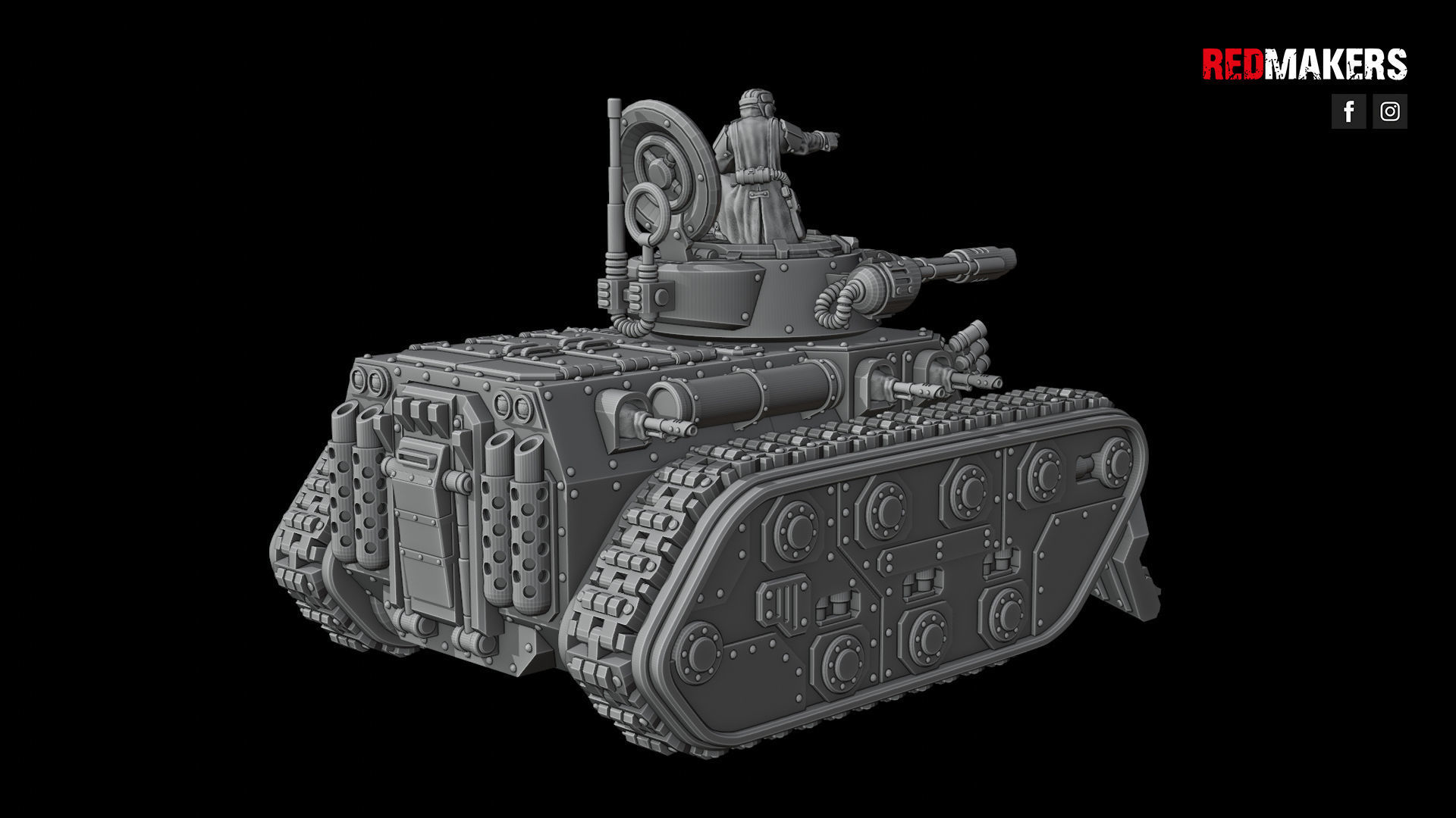 Infantry Fighting Vehicle - Imperial Force 3D print model_23