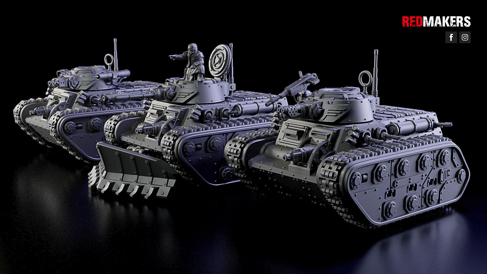Infantry Fighting Vehicle - Imperial Force 3D print model_4
