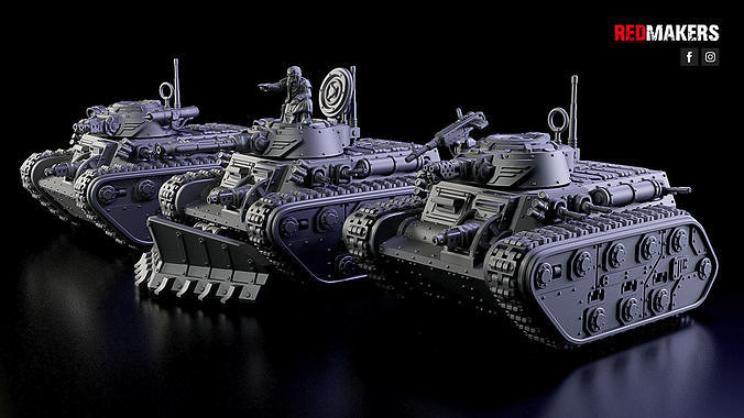 Infantry Fighting Vehicle - Imperial Force 3D print model 3