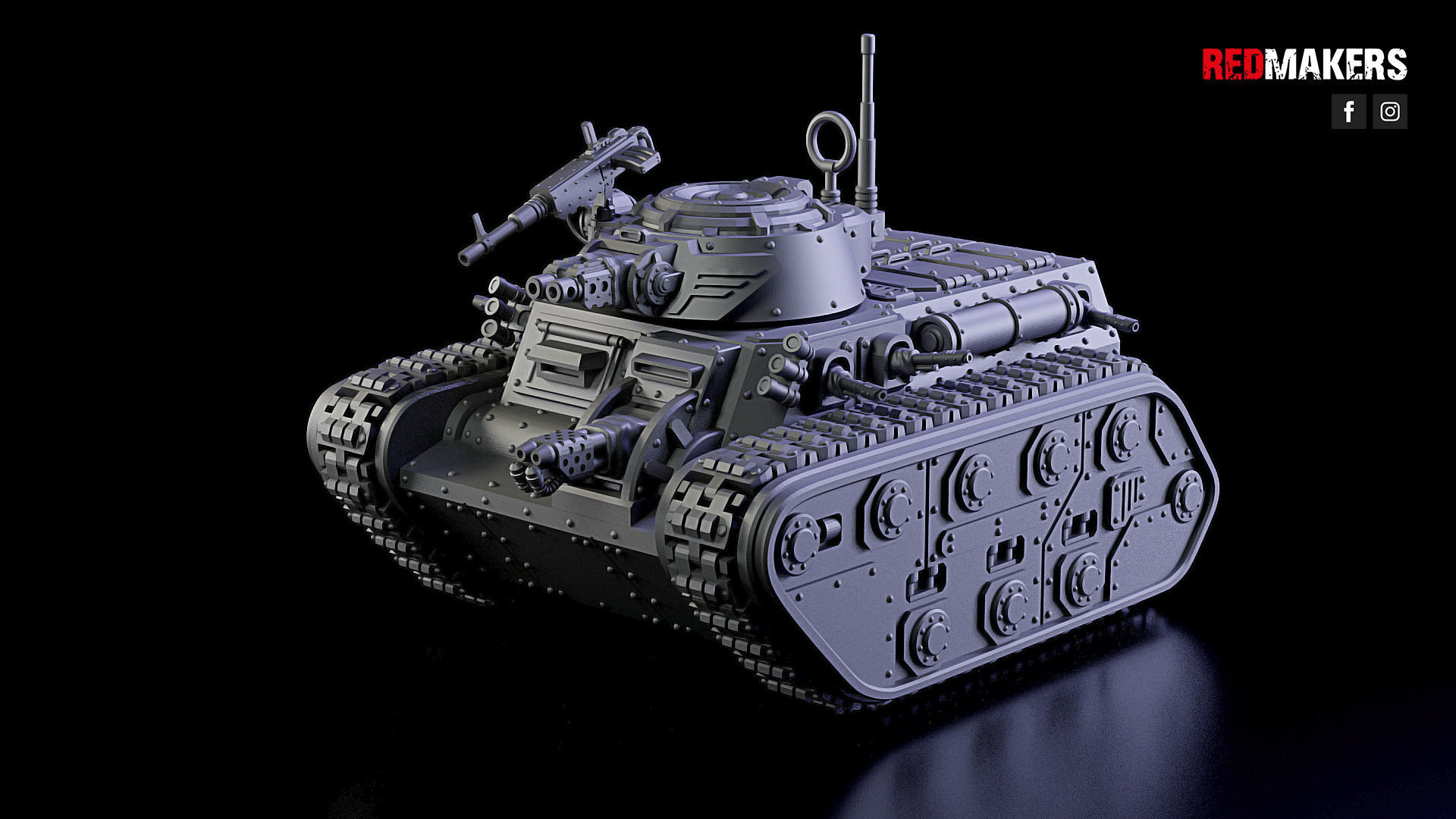 Infantry Fighting Vehicle - Imperial Force 3D print model_16
