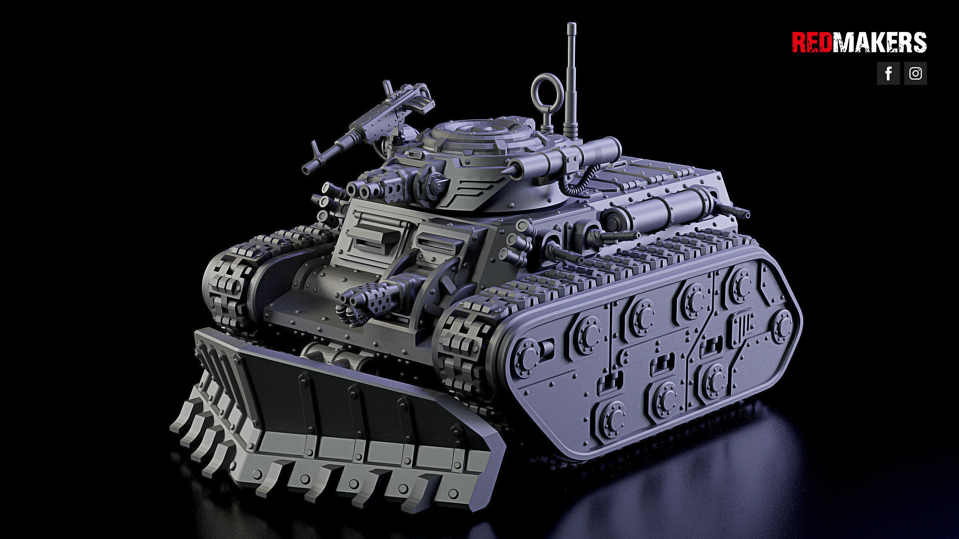 Infantry Fighting Vehicle - Imperial Force 3D print model_18