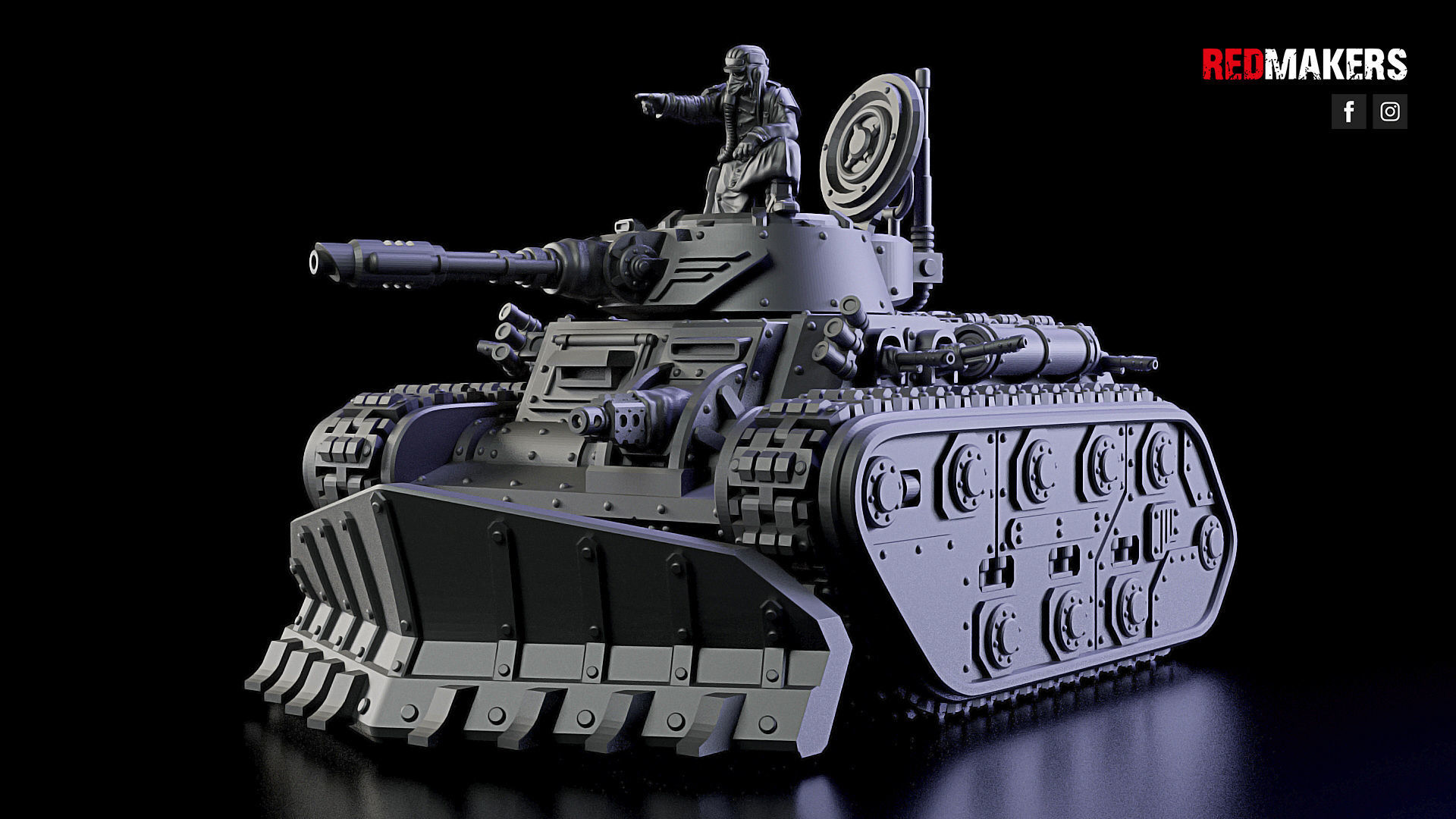 Infantry Fighting Vehicle - Imperial Force 3D print model_7