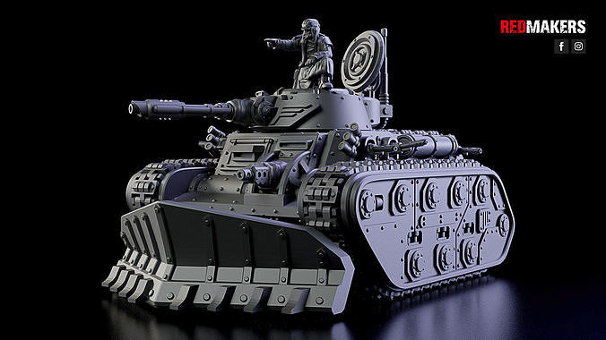 Infantry Fighting Vehicle - Imperial Force 3D print model 6